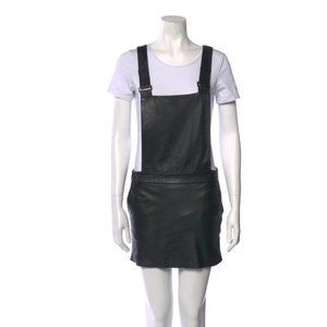 LOVE LEATHER Lamb Leather Mini Dress